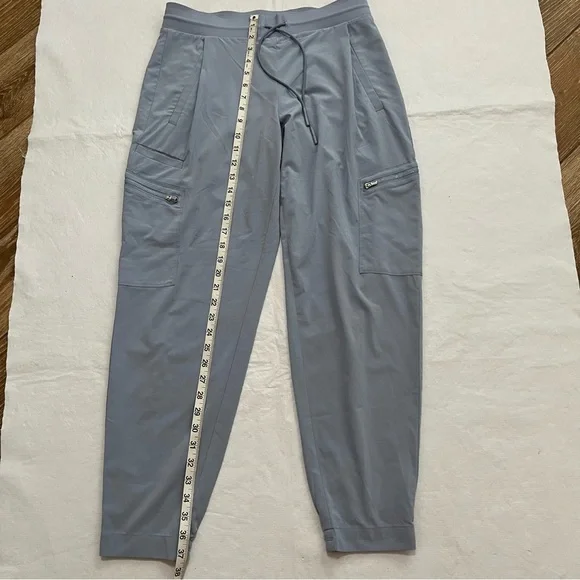Athleta Go Far Travel Pants Blue Joggers - Picture 7 of 9